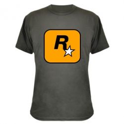 Камуфляжная футболка Rockstar Games logo - PrintSalon