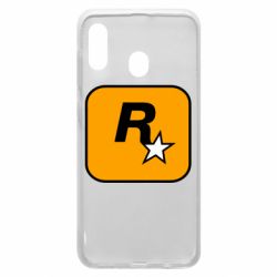Чехол для Samsung A30 Rockstar Games logo - PrintSalon