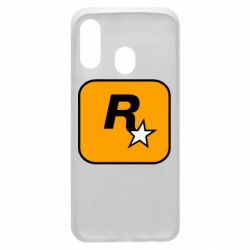 Чехол для Samsung A40 Rockstar Games logo - PrintSalon