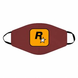 Маска многоразовая Rockstar Games logo - PrintSalon