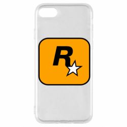 Чехол для iPhone SE 2020 Rockstar Games logo - PrintSalon