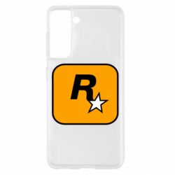 Чехол для Samsung S21 Rockstar Games logo - PrintSalon