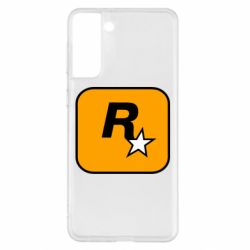 Чехол для Samsung S21+ Rockstar Games logo - PrintSalon