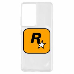 Чехол для Samsung S21 Ultra Rockstar Games logo - PrintSalon