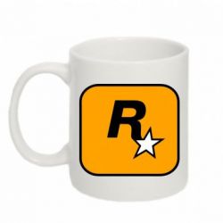 Чашка 320ml Rockstar Games logo