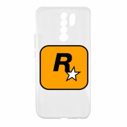 Чехол для Xiaomi Redmi 9 Rockstar Games logo - PrintSalon