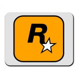 Коврик для мыши Rockstar Games logo - PrintSalon