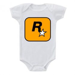 Детский бодик Rockstar Games logo - PrintSalon