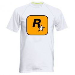 Мужская футболка для спорта Rockstar Games logo - PrintSalon