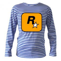 Тельняшка с длинным рукавом Rockstar Games logo - PrintSalon
