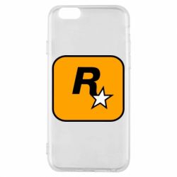 Чехол для iPhone 6/6S Rockstar Games logo - PrintSalon