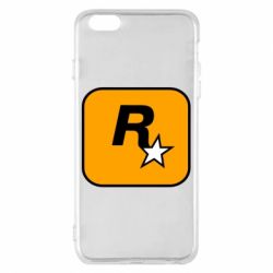 Чехол для iPhone 6 Plus/6S Plus Rockstar Games logo - PrintSalon