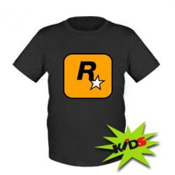 Детская футболка Rockstar Games logo - PrintSalon
