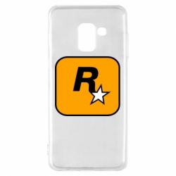 Чехол для Samsung A8 2018 Rockstar Games logo