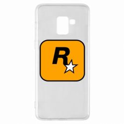 Чехол для Samsung A8+ 2018 Rockstar Games logo - PrintSalon