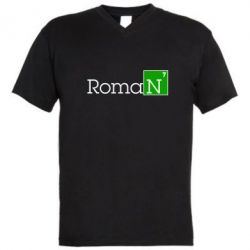 Чоловіча футболка з V-подібним вирізом Roman