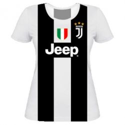 Женская футболка 3D Ronaldo Juventus