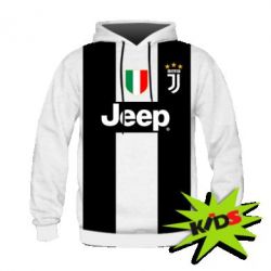 Дитяче 3D худі Ronaldo Juventus - PrintSalon