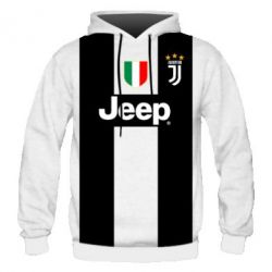 Чоловіче 3D худі Ronaldo Juventus-PrintSalon Чоловіче 3D худі Ronaldo Juventus