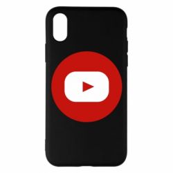 Чехол для iPhone X/Xs Round logo - PrintSalon