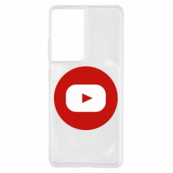 Чехол для Samsung S21 Ultra Round logo - PrintSalon