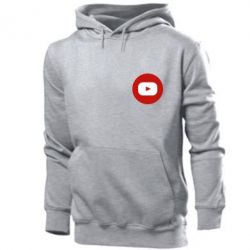 Мужское худи Round logo - PrintSalon