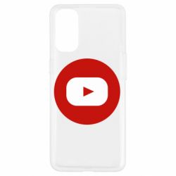 Чехол для Oppo Reno 4 Round logo - PrintSalon