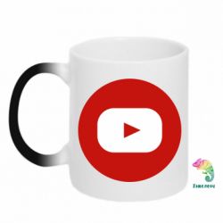 Чашка-хамелеон Round logo - PrintSalon