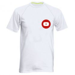 Мужская футболка для спорта Round logo - PrintSalon