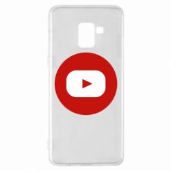 Чехол для Samsung A8+ 2018 Round logo - PrintSalon