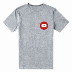 Мужская футболка премиум Round logo - PrintSalon