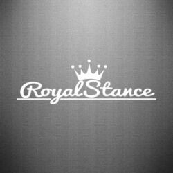 Наклейка Royal Stance - PrintSalon
