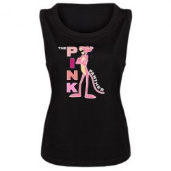 Женская майка Розовая пантера - PrintSalon