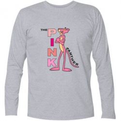 Футболка с длинным рукавом Розовая пантера - PrintSalon