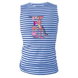 Майка-тельняшка Розовая пантера - PrintSalon