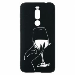 Чехол для Meizu X8 Рука с бокалом - PrintSalon