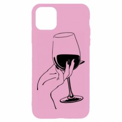 Чехол для iPhone 11 Pro Max Рука с бокалом - PrintSalon