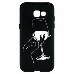 Чехол для Samsung A5 2017 Рука с бокалом - PrintSalon