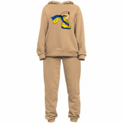 Женский костюм Рука с украинским флагом - PrintSalon