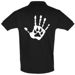 Мужское поло Рука вовка - PrintSalon