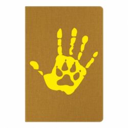 Блокнот з принтом Рука вовка - PrintSalon