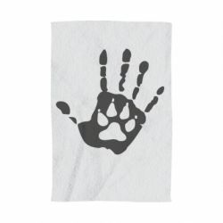 Рушник з принтом Рука вовка - PrintSalon