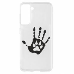 Чехол для Samsung S21 Рука волка
