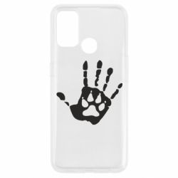 Чехол для Oppo A53/A32/A33 Рука волка