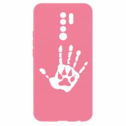 Чохол для Xiaomi Redmi 9 Рука вовка - PrintSalon