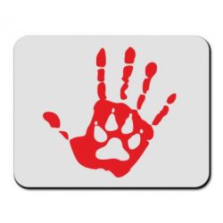 Килимок для миші Рука вовка - PrintSalon