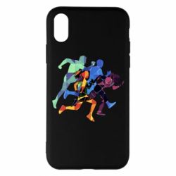 Чехол для iPhone X/Xs Run - PrintSalon