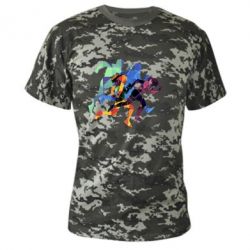 Камуфляжная футболка Run - PrintSalon