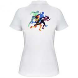 Женское поло Run - PrintSalon