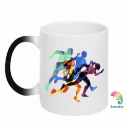 Чашка-хамелеон Run - PrintSalon